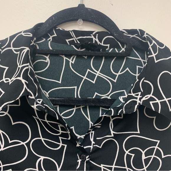 Wednesday’s Girl Heart Print Midi Dress - Picture 5 of 14